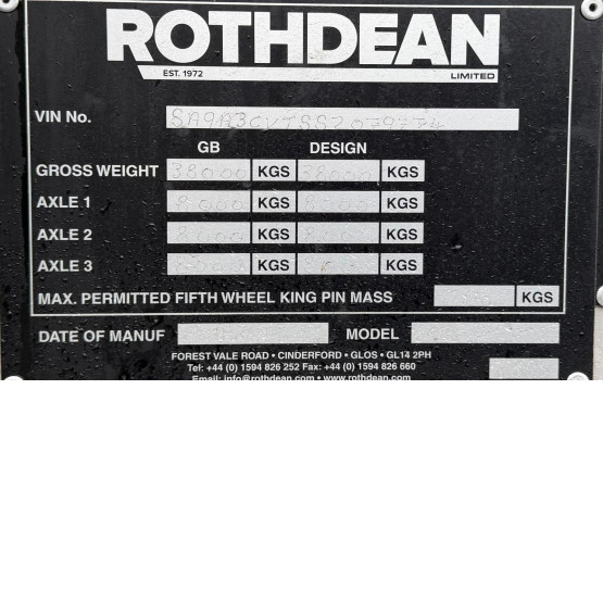 2025 ROTHDEAN VAC TANK in Vacuum Tankers Trailers