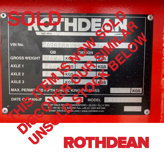 2023 Rothdean STEEL TIPPER in Tipper Trailers Trailers