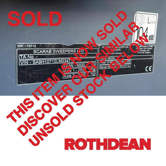 2020 SCARAB M25H in Compact Sweepers