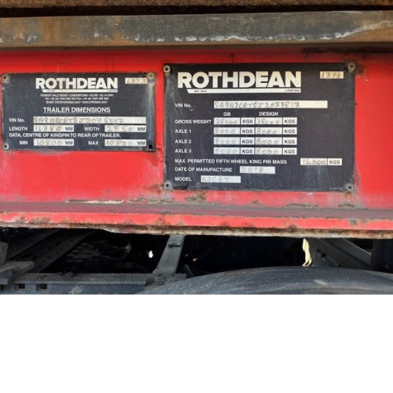 2018 Rothdean BULK TIPPER in Tipper Trailers Trailers