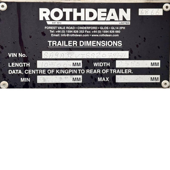 2025 ROTHDEAN VAC TANK in Vacuum Tankers Trailers