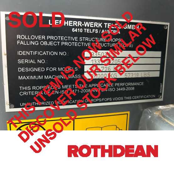 2016 LIEBHERR PR726LGP in Bull Dozers