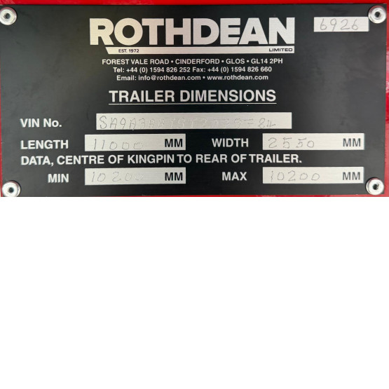 2026 Rothdean Steel Tipper in Tipper Trailers Trailers