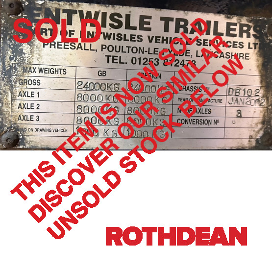 2002 ENTWISTLE DRAWBAR in Other Trailers