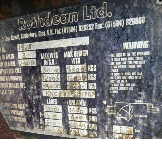 2004 Rothdean VACUUM TANKER in Vacuum Tankers Trailers