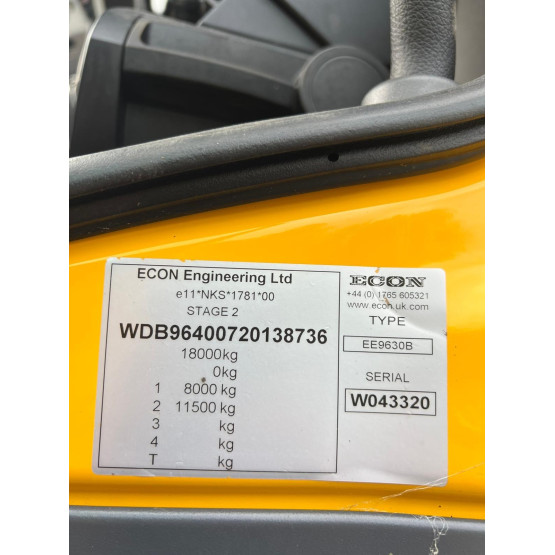 2017 MERCEDES ARCOS 1824 4X4 in Gritters