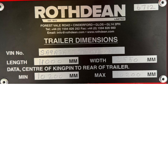 2026 Rothdean STEEL TIPPER in Tipper Trailers Trailers