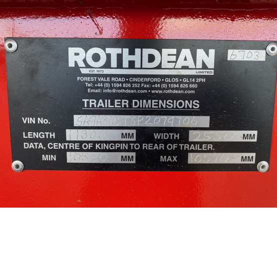 2023 Rothdean Rothdean in Tipper Trailers Trailers