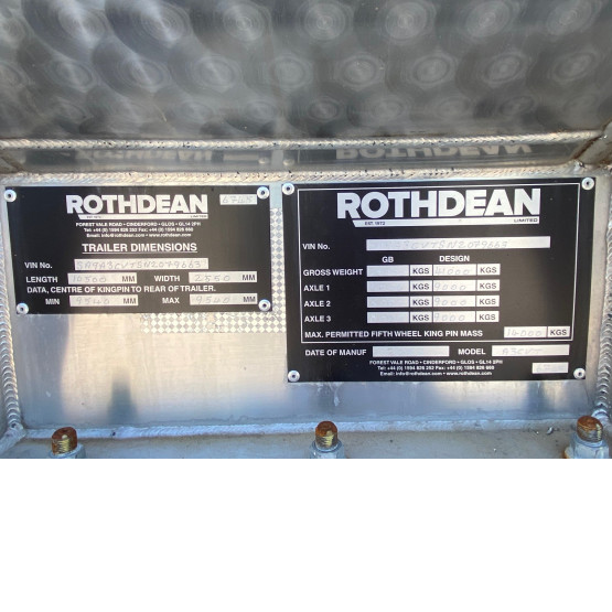 2022 Rothdean VACUUM TANKER in Vacuum Tankers Trailers