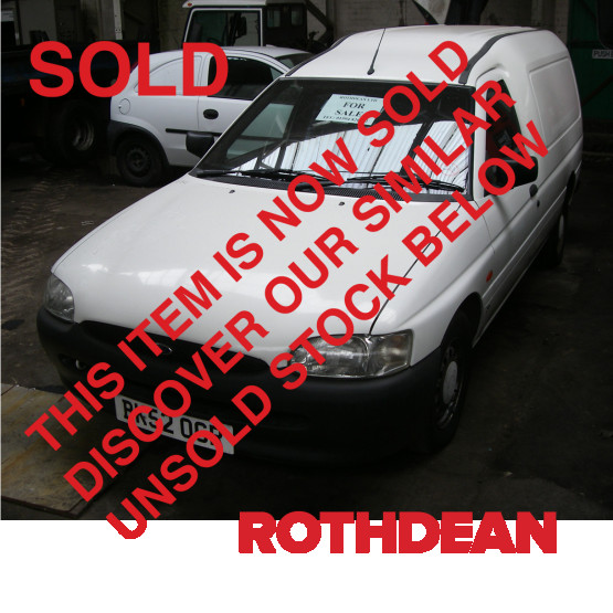 2002 FORD ESCORT 55 in Cars and Light Vans Rigid