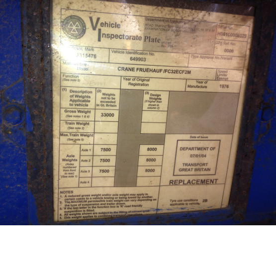 1976 Crane Freuhauf FLAT in Flat Trailers Trailers