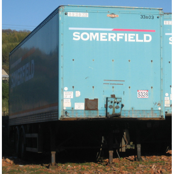 1995 Don Bur 33\\\' BOX TANDEM in Box Trailers Trailers