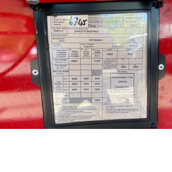 2022 Rothdean VACUUM TANKER in Vacuum Tankers Trailers