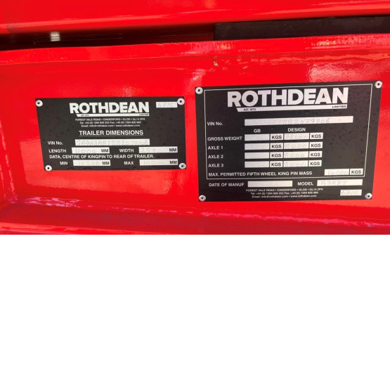 2025 Rothdean STEEL TIPPING TRAILER in Tipper Trailers Trailers