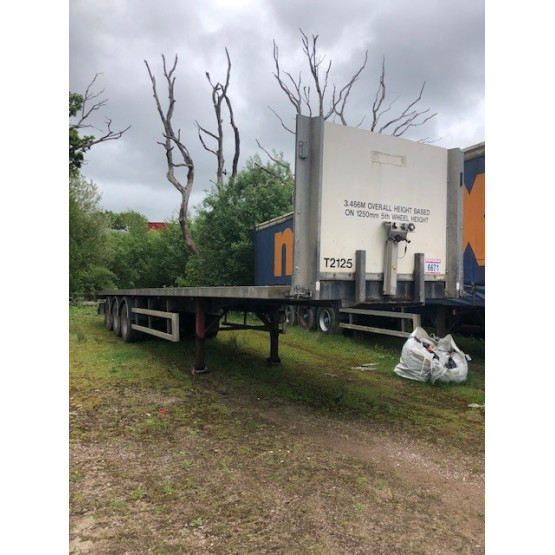 2007 SDC FLAT- CUT DOWN CURTAIN SIDER in Flat Trailers Trailers