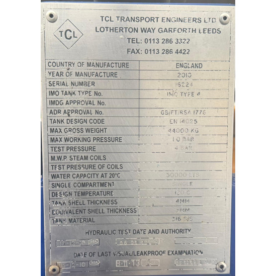 2010 TCL TANKER in Vacuum Tankers Trailers