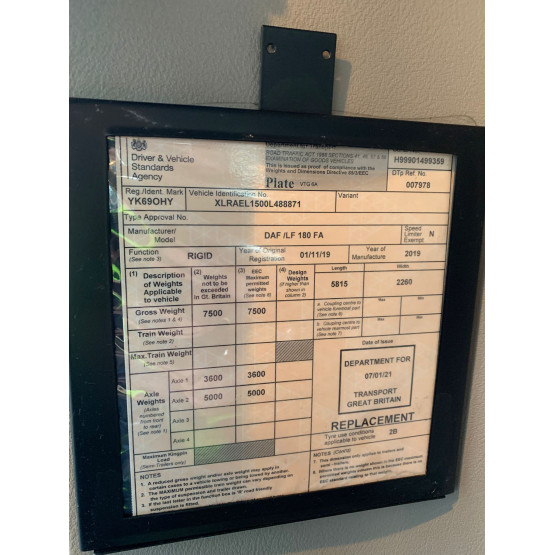 2019 DAF SCARAB MERLIN in Truck Mounted Sweepers