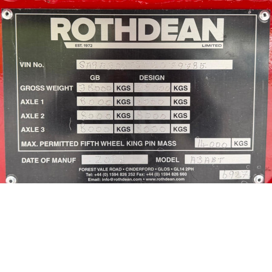 2026 Rothdean ROTHDEAN in Tipper Trailers Trailers