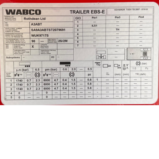 2026 Rothdean STEEL TIPPER in Tipper Trailers Trailers