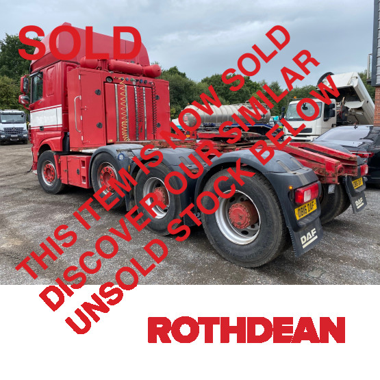 2016 DAF XF 510 SUPERSPACE CAB in 8x4 Tractor Units