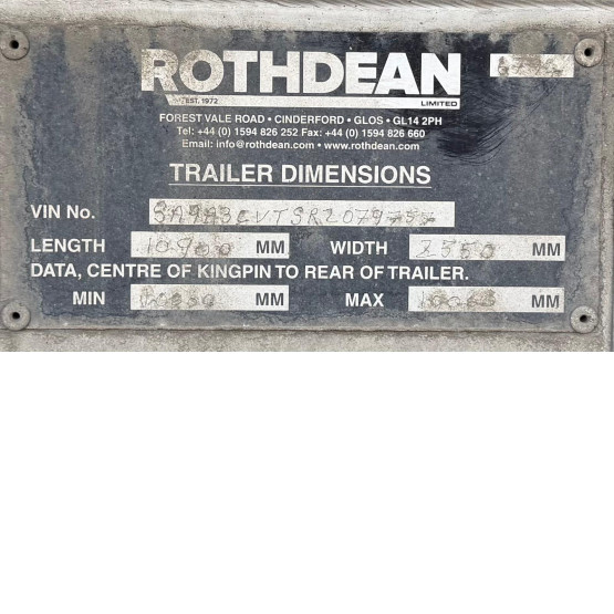 2024 Rothdean VACUUM TANKER in Vacuum Tankers Trailers